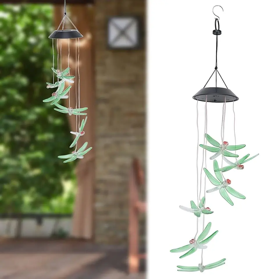  Colgante de Viento Solar LED Multicolor 19