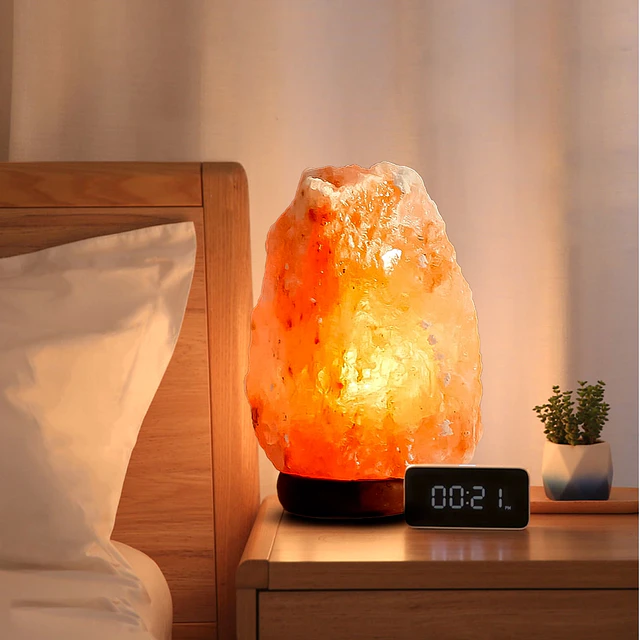 Lámpara de sal del Himalaya 