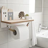 Porta Papel Higiénico Decorativo de Madera 2 Modelos