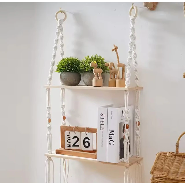 Colgante Macramé 2 Niveles 94cm