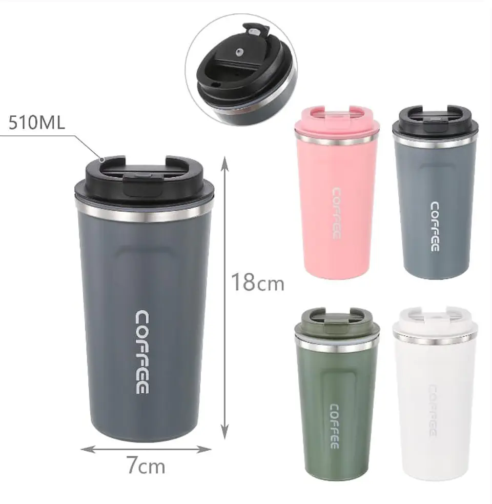 Vaso térmico de acero inoxidable 510 mL 6