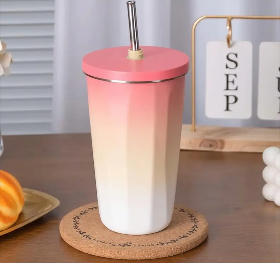 Vaso térmico de acero inoxidable 600 mL 5