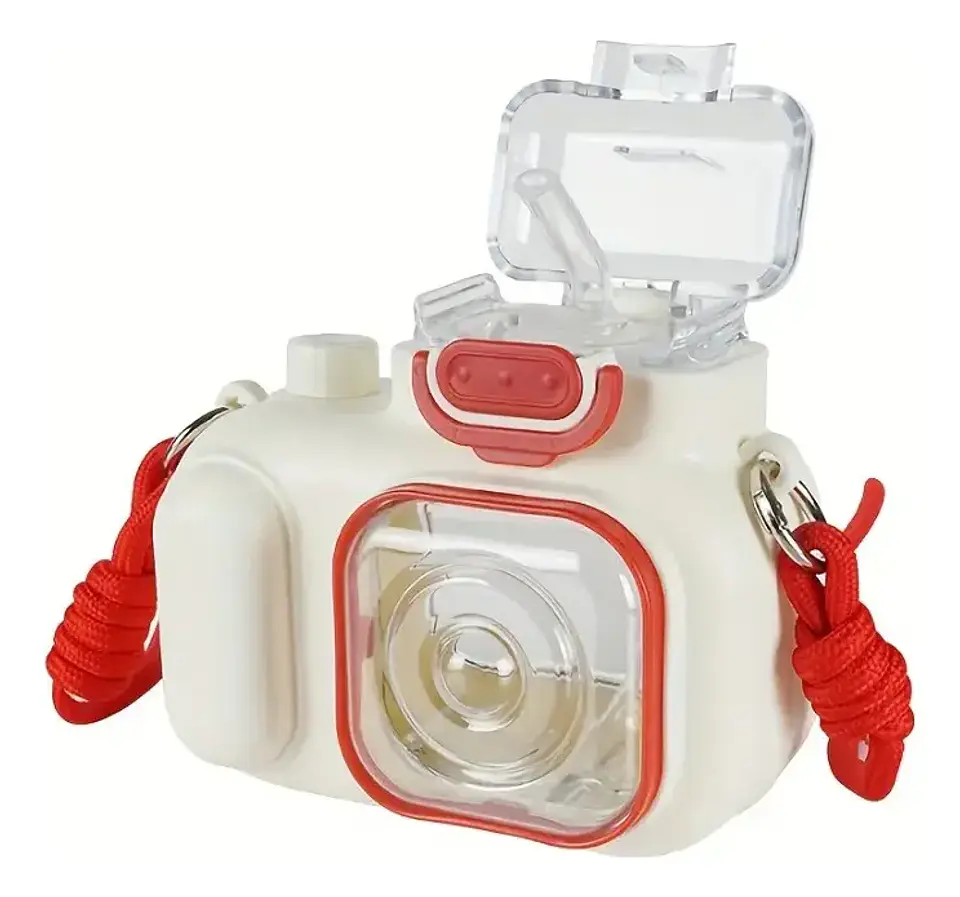Botella de Agua Infantil Diseño Cámara Retro 580 ml 4