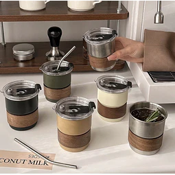 Taza de Café Acero Inoxidable 300ml