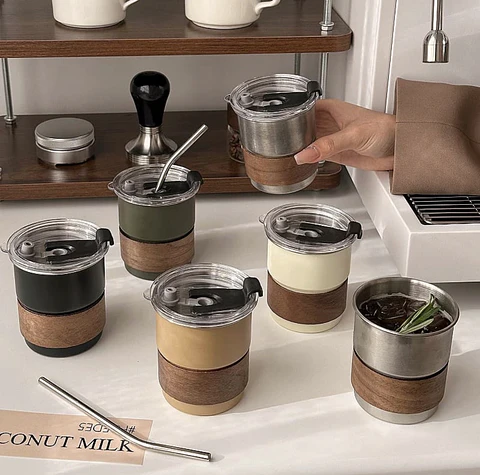 Taza de café acero inoxidable 300ml