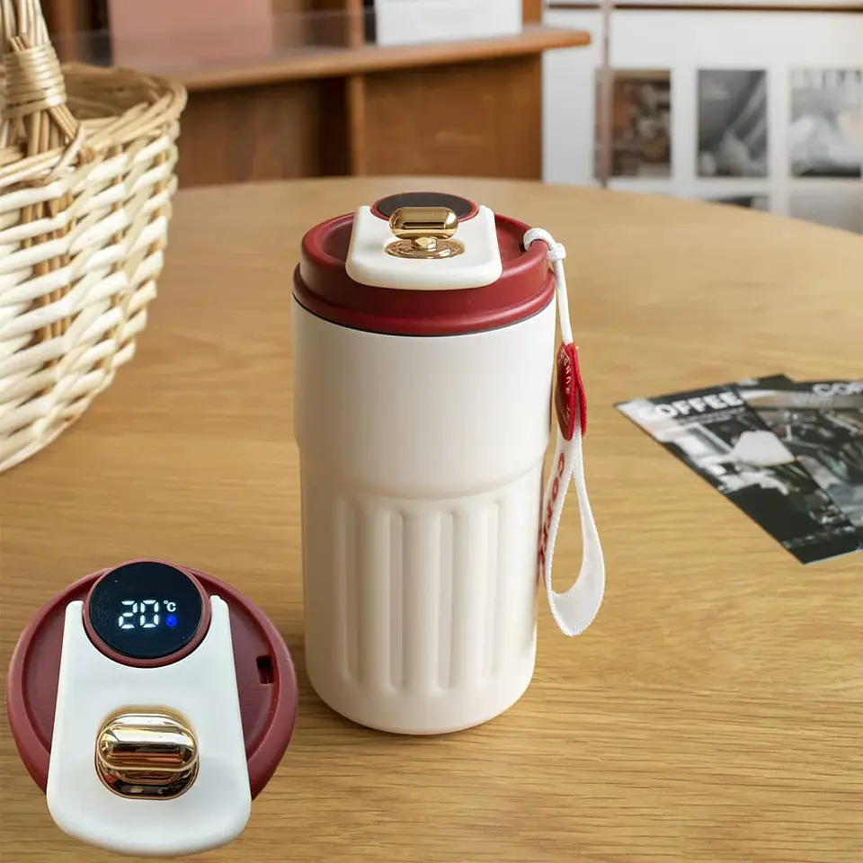 Vaso térmico con sensor de temperatura digital 450ml 3