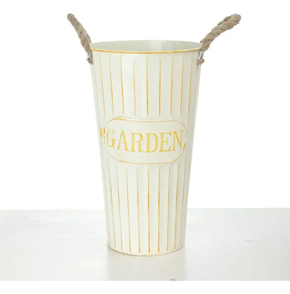 Balde Decorativo de Metal Garden 25 cm 3
