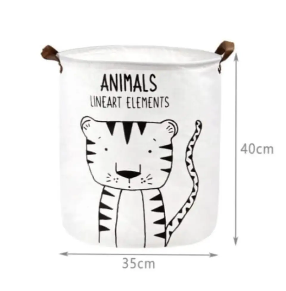 Canasto Organizador Infantil Plegable Animales 3