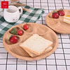 Tabla de Aperitivo Redonda de Bambú 25 cm con Divisiones
