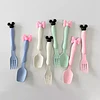 Kit de Cubiertos Infantiles Diseño Minnie con Estuche