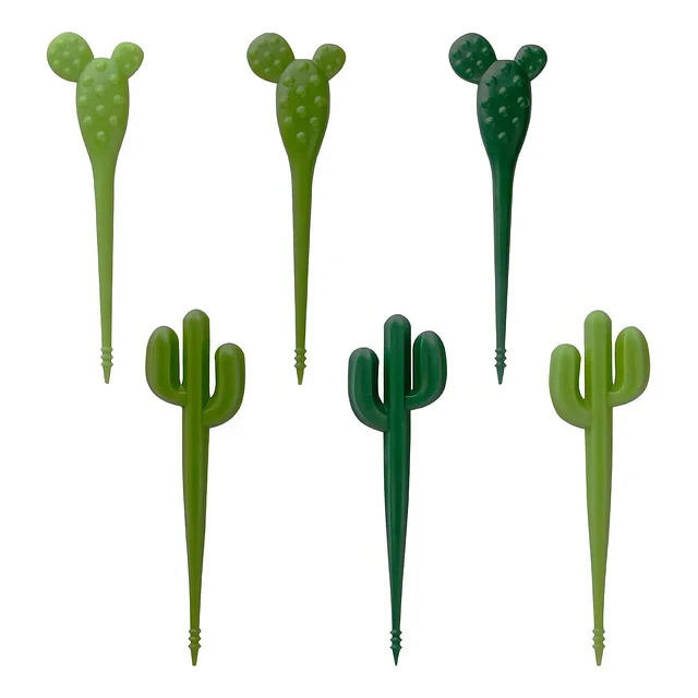 Pinchos Decorativos Cactus x6