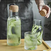 Botella de Vidrio con Tapa de Corcho 600 ml 