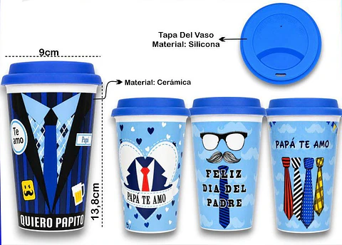 Vaso Térmico "Feliz día Papá"