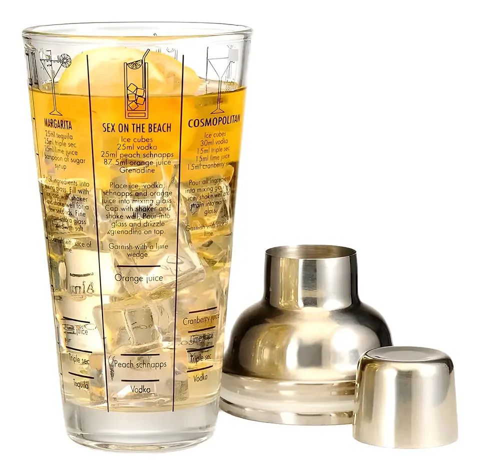 Coctelera de Vidrio 400 ml  4