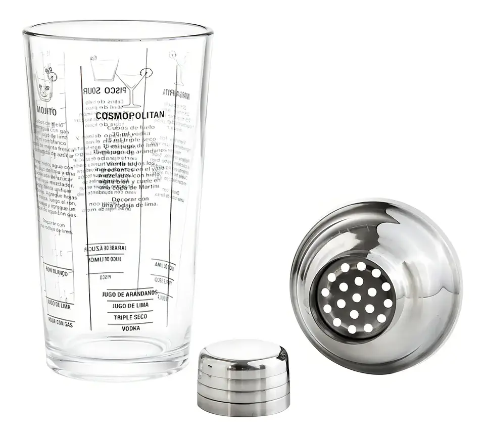 Coctelera de Vidrio 400 ml  5