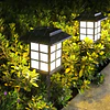 Set de 2 Luces Solares LED Tipo Farol para Patio y Jardín