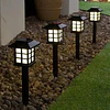 Set de 2 Luces Solares LED Tipo Farol para Patio y Jardín