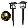 Set de 2 Luces Solares LED Tipo Farol para Patio y Jardín