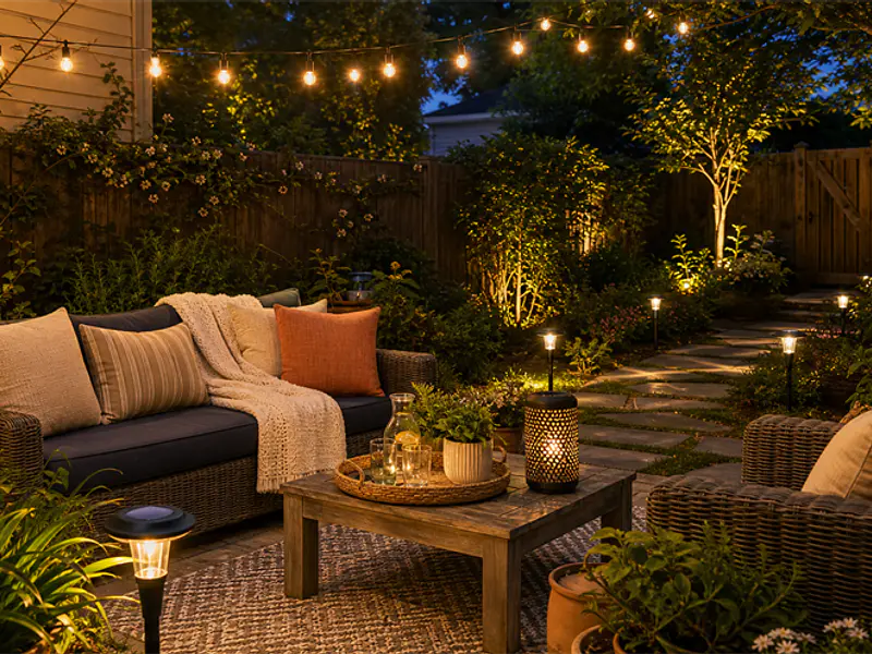 5 ideas para iluminar tu jardín con luces solares 