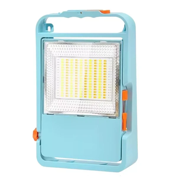 Lámpara Reflector con Panel Solar LED 150W Portátil con Control Remoto