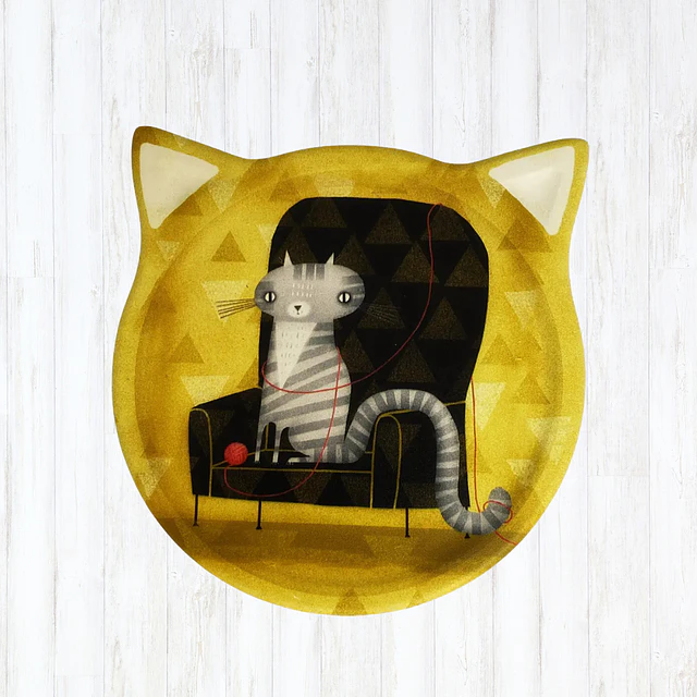 Posavasos Gato Vintage