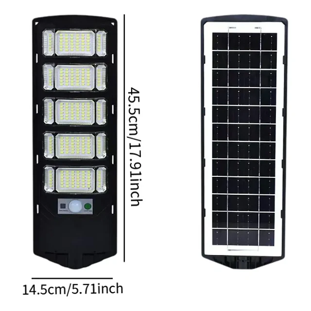 Foco Solar 1000W con Sensor de Movimiento y Control Remoto