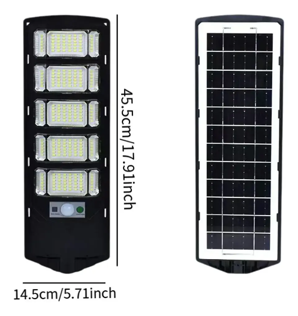 Foco Solar 1000W con Sensor de Movimiento y Control Remoto 4