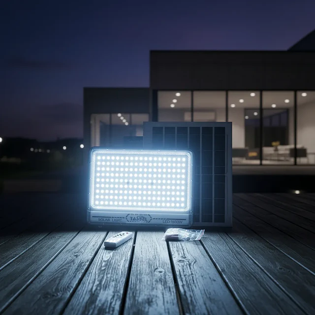 Foco Solar 1500W con Panel Independiente
