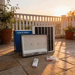 Foco Solar 1500W con Panel Independiente