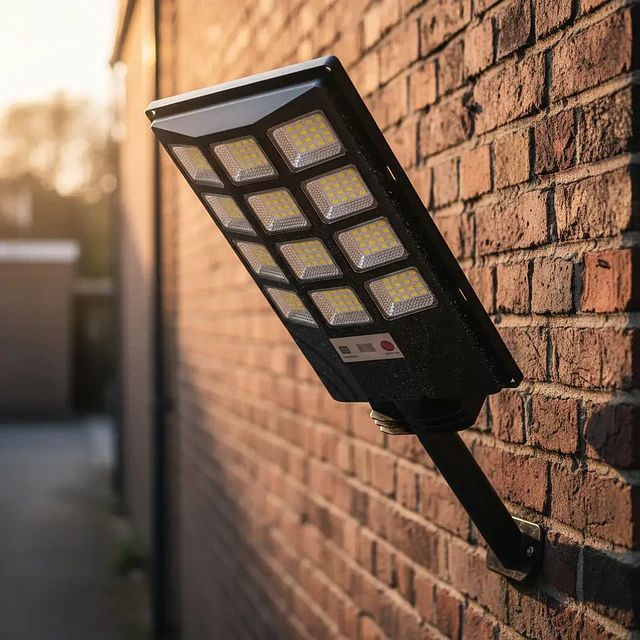 Foco Solar LED 800W 70cm con Sensor y Control Remoto