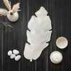 Hoja Decorativa de Madera Blanca 46 cm