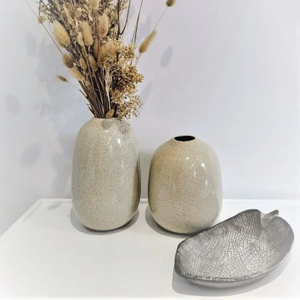 Hoja Decorativa de Madera Blanca 24 cm 6