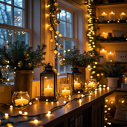 300 Luces LED Navideñas Corriente eléctrica