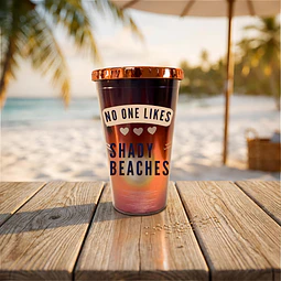 Vaso Decorativo con Bombilla 450 mL 