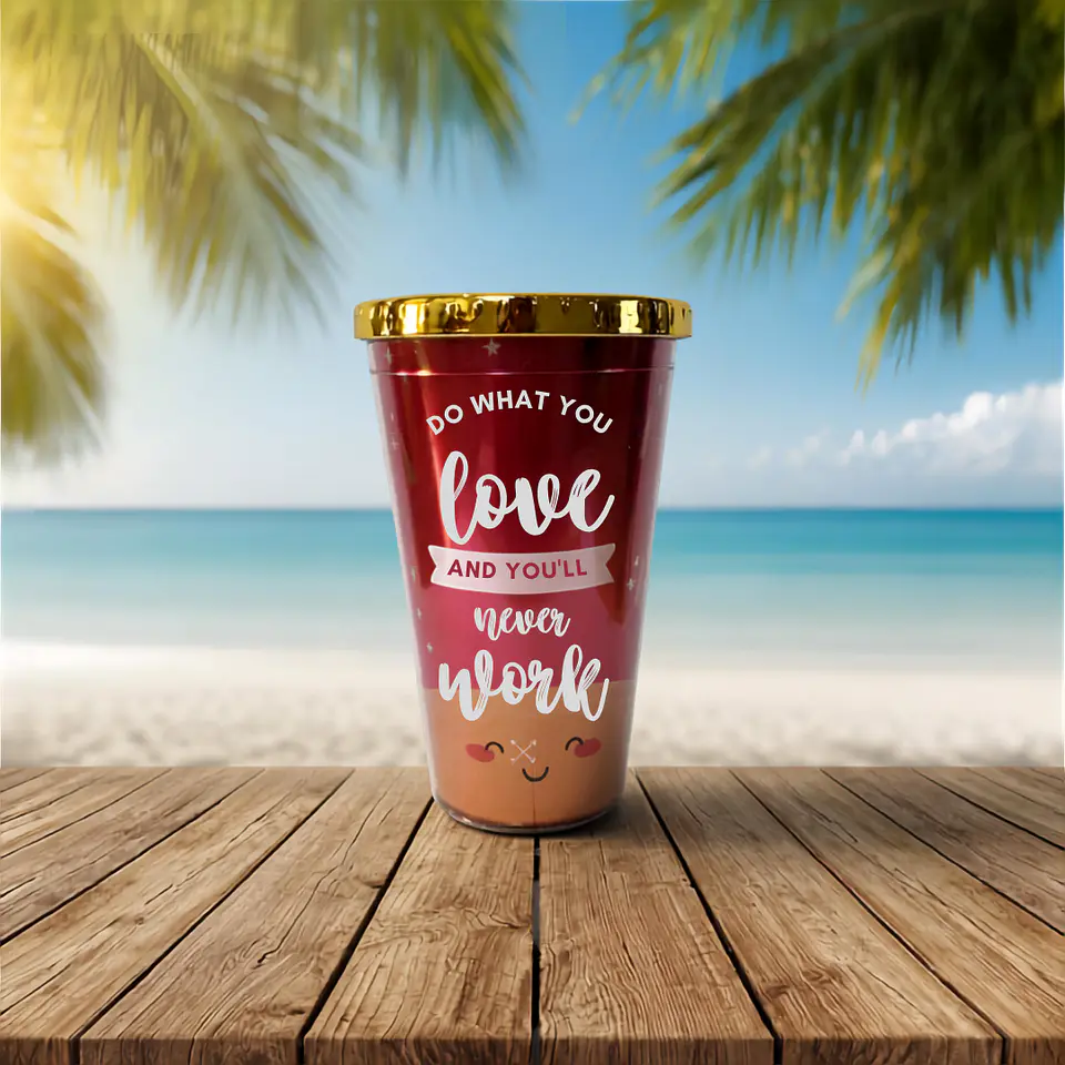 Vaso Decorativo con Bombilla 450 mL  4