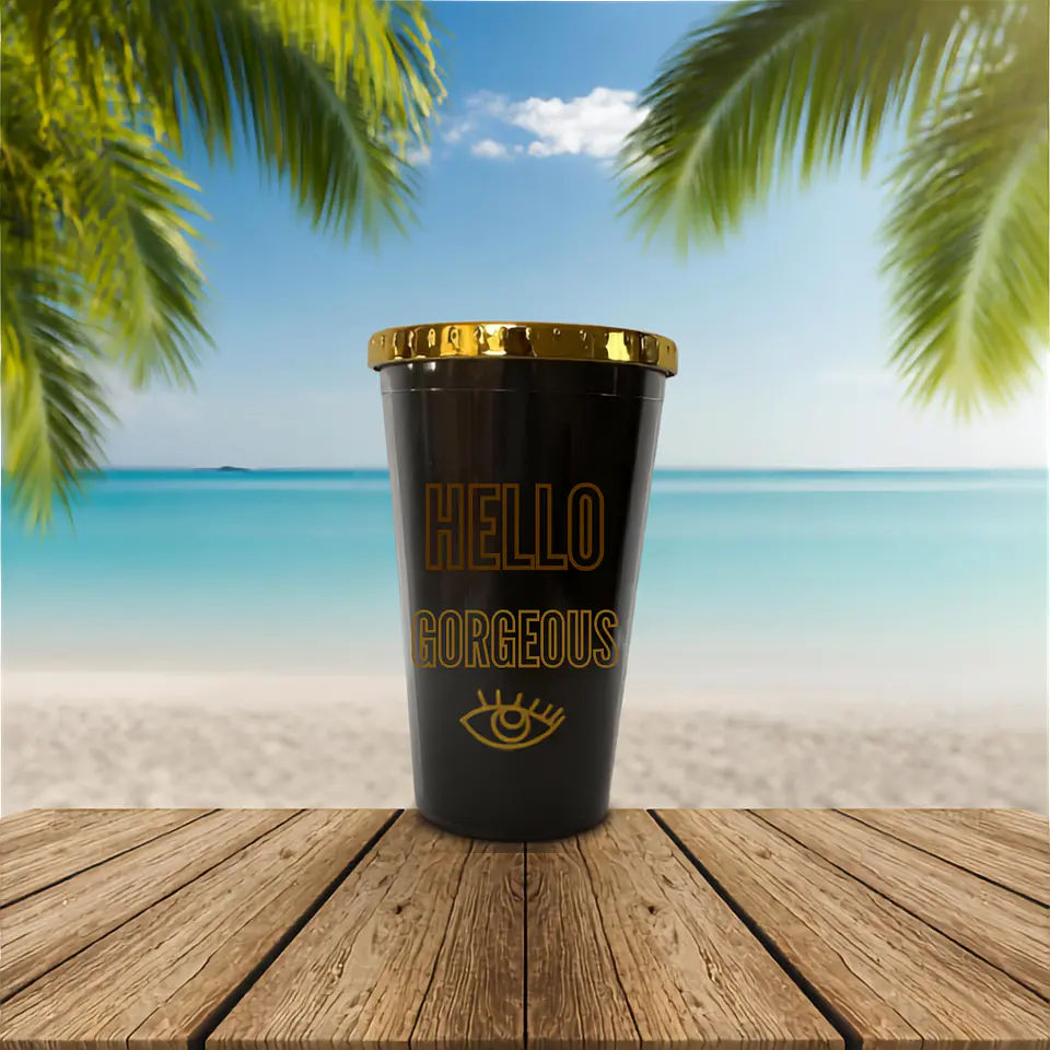 Vaso Decorativo con Bombilla 450 mL  7
