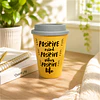Vaso con Frase Decorativo 300 mL
