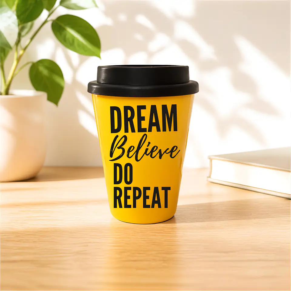 Vaso con Frase Decorativo 300 mL 3
