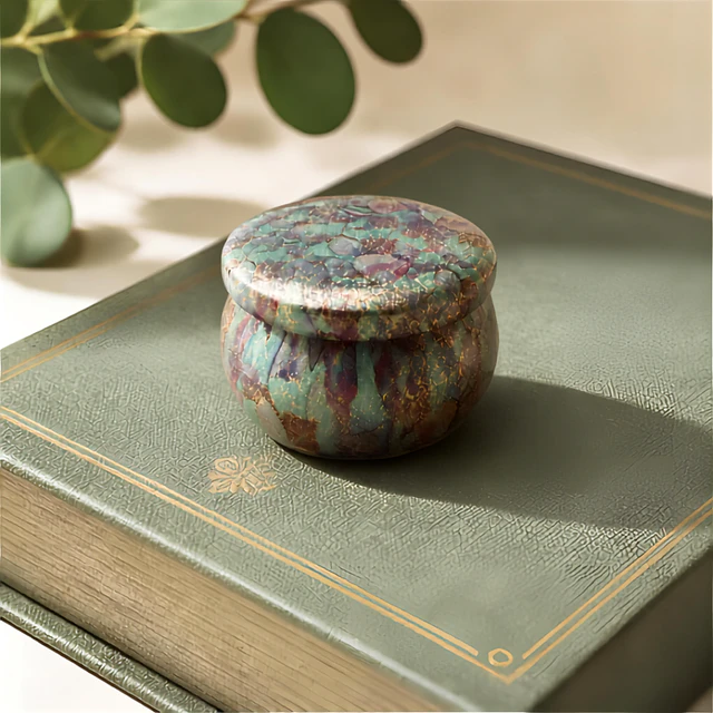 Cajita Metálica Decorativa 7×5 cm