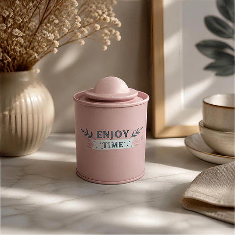 Cajita de Té Metálica 9 cm