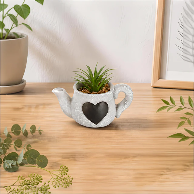 Maceta Corazón Cerámica | Suculentas y Cactus 
