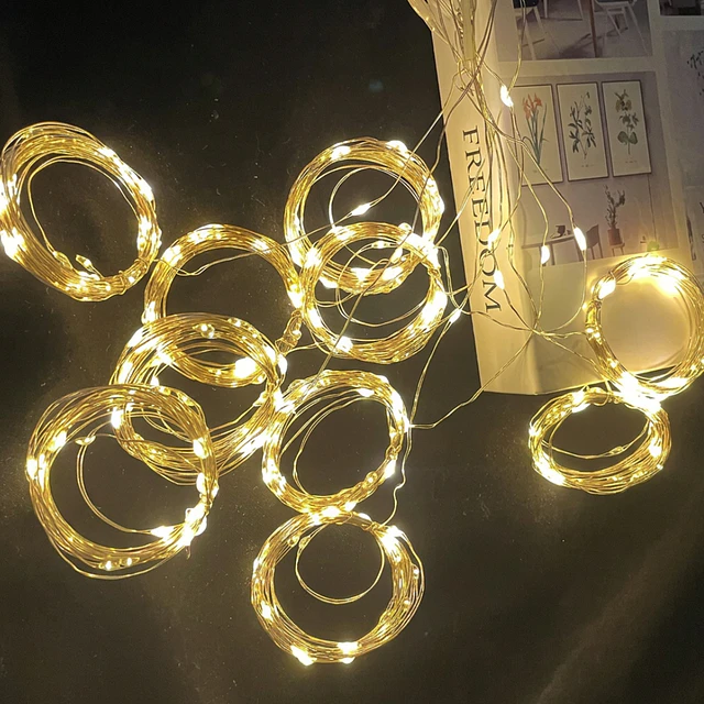Cortina Solar Luz Hada LED 3×2 metros | Cable delgado