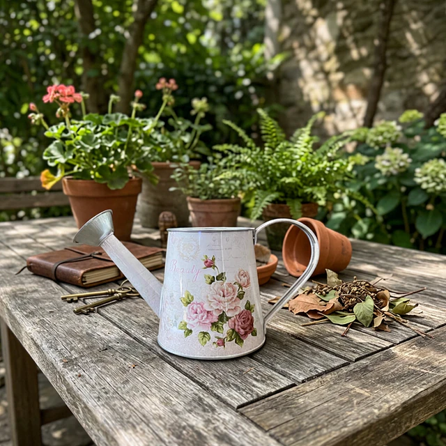 Regadera Metálica Decorativa para Plantas