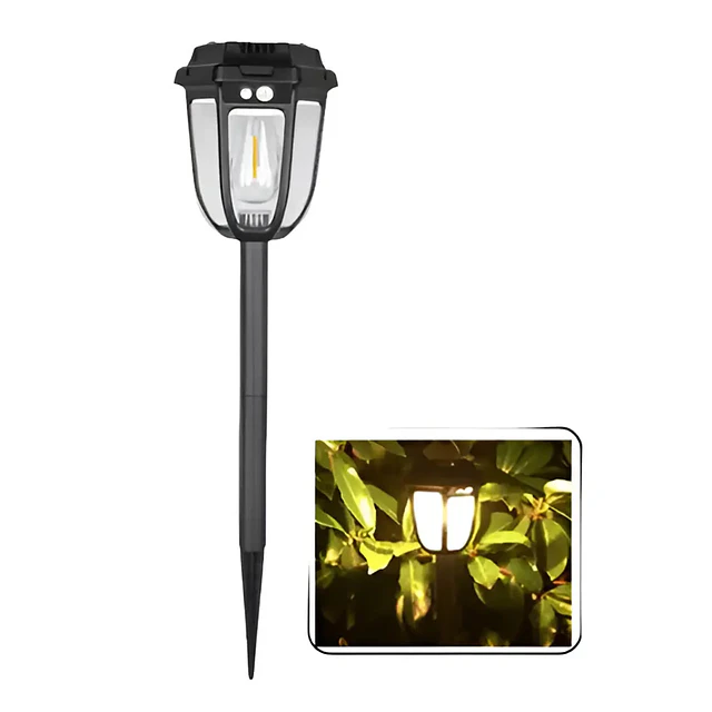 Farol Solar Estaca para Jardín con Sensor de Movimiento