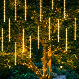 Luces Meteorito LED en Cascada