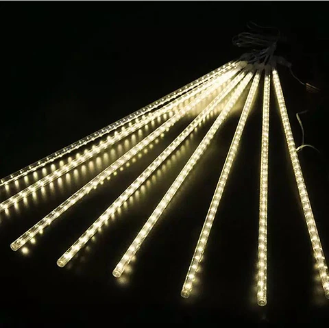 Luces Meteorito LED en Cascada