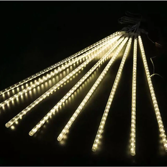 Luces Meteorito LED en Cascada