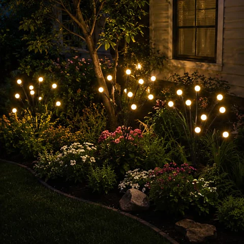 Set 6 Luces Solares para Jardín – Estacas LED Luz Cálida