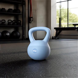 Kettlebell 5 kg Fitness – Pesa Rusa para Entrenamiento en Casa, Fuerza y Glúteos