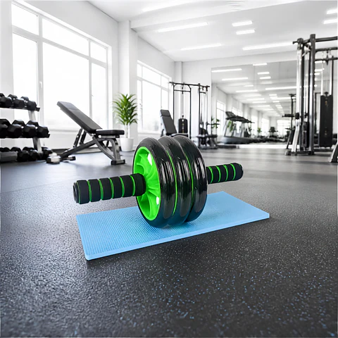 Rueda Abdominal Triple con Mayor Estabilidad para Ejercicios de Core en Casa